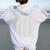 Donkey Body Easy Costume Women Oversized Hoodie Back Print White