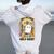 Retro Christian Halloween Aint No Ghost But The Holy Ghost Women Oversized Hoodie Back Print White