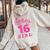 Happy Birthday Girls 16Th Party 16 Years Old Bday Women Oversized Hoodie Back Print Sand