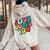 Jesus Loves You Retro Vintage Style Graphic Womens Women Oversized Hoodie Back Print Sand