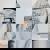 Never Underestimate An Old Lady Who Loves Sewing March Women Oversized Hoodie Back Print Sport Grey