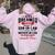 Never Dreamed Son-In-Law From Awesome Mother-In-Law Women Oversized Hoodie Back Print Light Pink