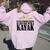 Never Underestimate An Old Man With A Kayak Paddle Canoe Women Oversized Hoodie Back Print Light Pink