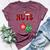Chest Nuts Matching Chestnuts Christmas Couples Women Bella Canvas T-shirt Heather Maroon