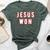 Christianity Religion Jesus Outfits Jesus Won Texas Bella Canvas T-shirt Heather Forest
