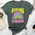 Future Stablehand Bright Retro Rainbow Occupation Bella Canvas T-shirt Heather Forest