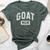 Goat Mom GOAT Gym Workout Mother's Day Bella Canvas T-shirt Heather Forest