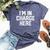 I'm In Charge Here Mom Boss Joke Quote Bella Canvas T-shirt Heather Navy