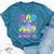 Let's Pop-It Dad Of The Birthday Girl Pop-It Bella Canvas T-shirt Heather Deep Teal