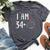 I Am 34 Plus 1 Middle Finger For A 35Th Birthday For Women Bella Canvas T-shirt Heather Dark Grey