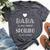 Baba Is My Name Baba Graphic For Baba Grandma Bella Canvas T-shirt Heather Dark Grey