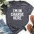 I'm In Charge Here Mom Boss Joke Quote Bella Canvas T-shirt Heather Dark Grey