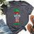 Welsh Elf Christmas Party Matching Family Group Pajama Bella Canvas T-shirt Heather Dark Grey