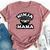Ninja Mama Multitasking Wahm Baby Birthday New Mom Bella Canvas T-shirt Heather Mauve