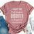 Hilarious Parent Gag For Mom Or Dad From Awesome Daughter Bella Canvas T-shirt Heather Mauve
