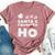 Santas Favorite Naughty Christmas Xmas Adult Women Bella Canvas T-shirt Heather Mauve