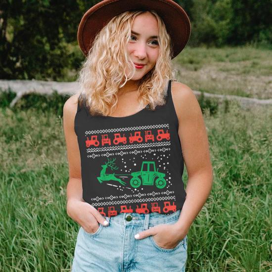 Tractor christmas clearance sweater