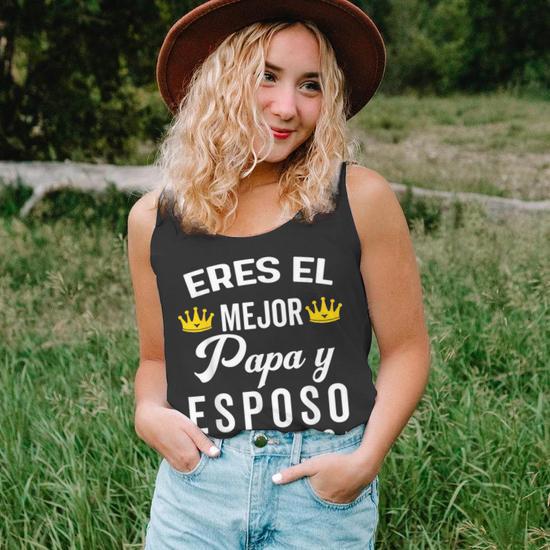 Regalos Para Papa Dia Del Padre Camiseta Mejor Esposo Unisex Tank Top Seseable CA