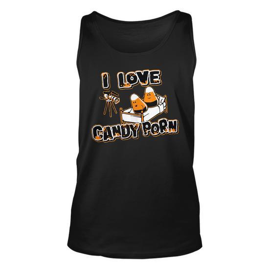 Funny Adult Humor Porn - Funny Adult Humor Candy Corn Porn Pun Joke Halloween Scary Unisex Tank Top  | Mazezy DE