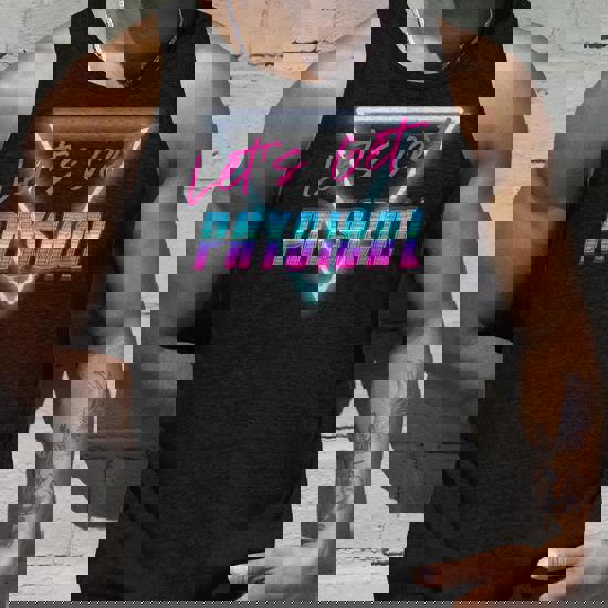 Lets Get Physical Workout Gym Tee Rad 80'S Retro Tank Top Lets Get Physical Workout Gym Tee Rad 80'S Retro Tank Top
