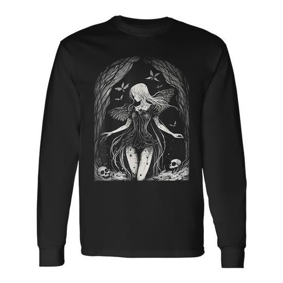 Goth Fairy Dark Witch Forest Gothic Alt Horror Aesthetic Long