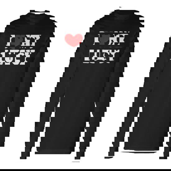 I Love My Lucy I Heart My Lucy Long Sleeve T-Shirt | Mazezy