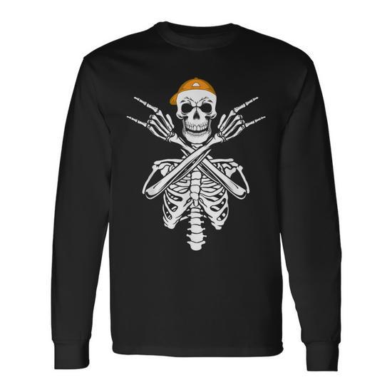 TeesAndTankYou Skeleton Rock Hand Graphic Toddler Kids T-Shirt 4T...