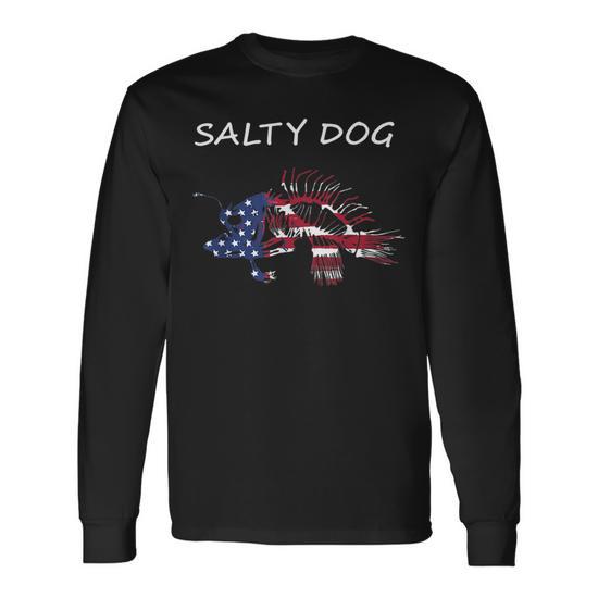 Saltwater Fishing Hoodies Men American Flag Saltwaters Fish Pullover Hoodie