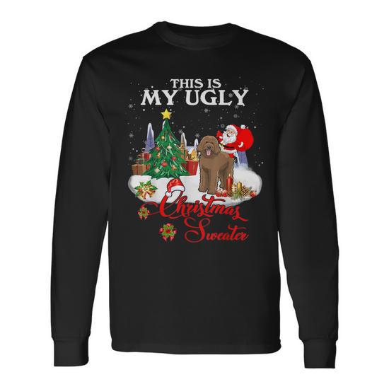 Goldendoodle christmas sweater best sale