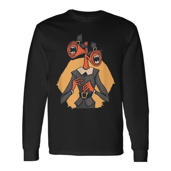 Scary Monster Dressed As A Pilgrim For Thanksgiving Day Long Sleeve T-Shirt  T-Shirt | Mazezy
