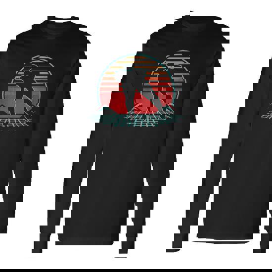Speed Skating Retro Vintage 80S Style Skater Long Sleeve T