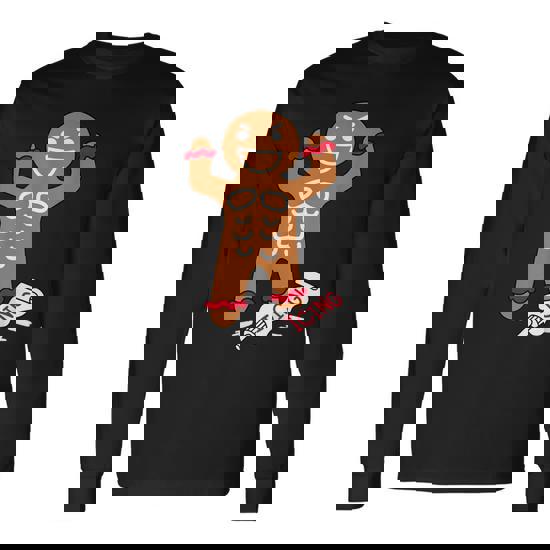 Strong Gingerbread Man Christmas Pajama Happy Holiday Xmas Long