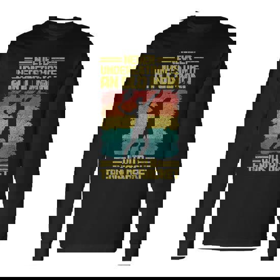 Old Man With A Tennis Racket T-Shirt