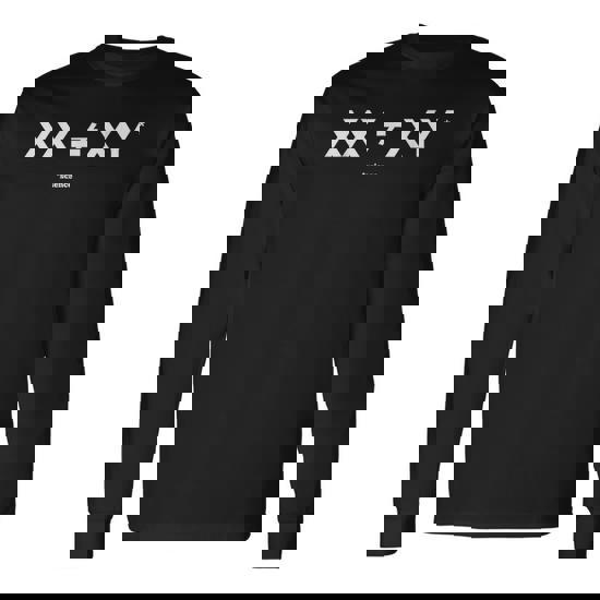 Xx Is Not The Same As Xy Science Long Sleeve T-Shirt - Seseable