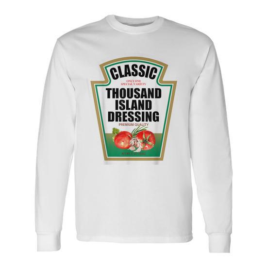 Thousand Island Dressing Condiment Group Halloween Costume Long Sleeve T-Shirt - Monsterry Thousand Island Dressing Condiment Group Halloween Costume Long Sleeve T-Shirt - Monsterry