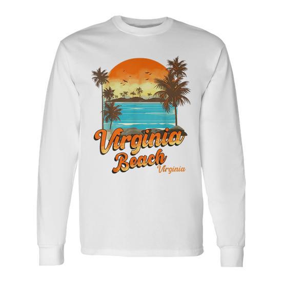 Virginia Beach Virginia Summer Vacation Palm Trees Sunset Vacation