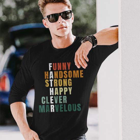 Father Definition Best Dad Fathers Day Long Sleeve T-Shirt