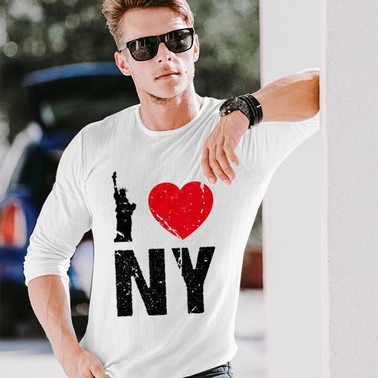 New york long sleeve t shirt best sale