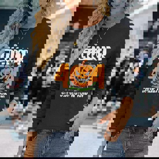 Computer Halloween Costume It Trick Or Treat Programmer Long Sleeve T Shirt Monsterry