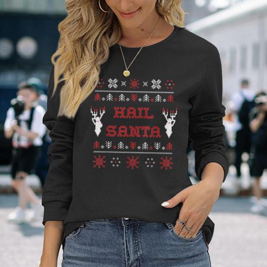 Hail santa t shirt best sale