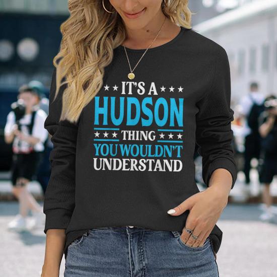 Hudson newest long sleeve tee