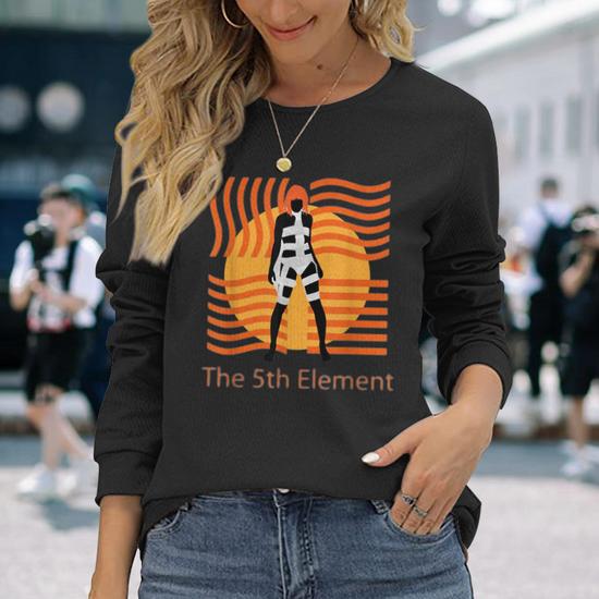 Leeloo Multipass 5Th Element Long Sleeve T Shirt Monsterry