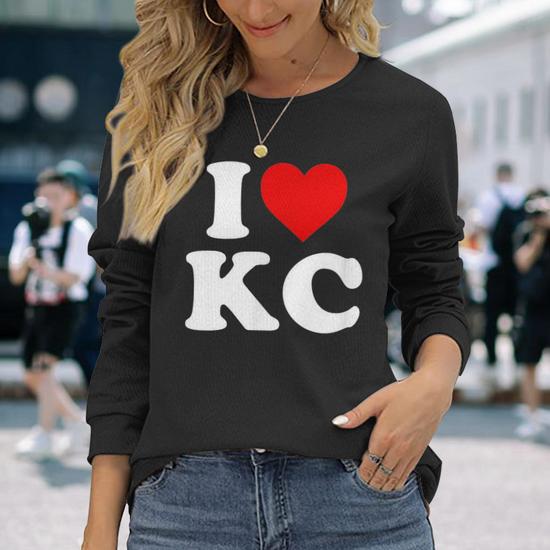 I love best sale kc shirt