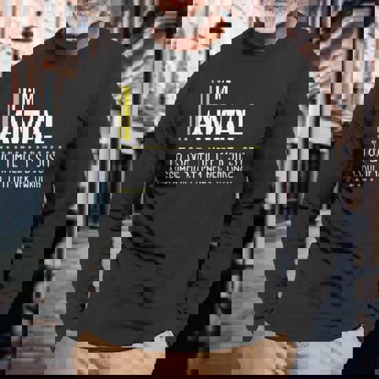 Amal Name Im Amal Im Never Wrong Long Sleeve T-Shirt | Seseable UK