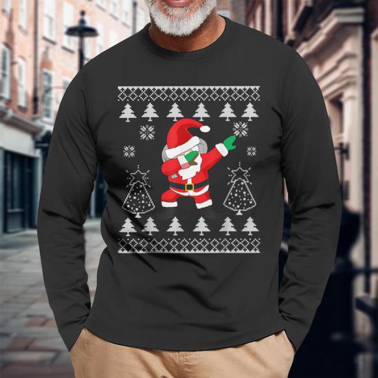 Dabbing santa ugly christmas sweater hotsell