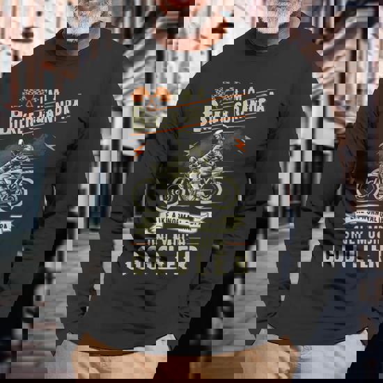 Mens I'm A Biker Grandpa Cool Father's Day Gift Shirt For Grandpa Mens I'm A Biker Grandpa Cool Father's Day Gift Shirt For Grandpa