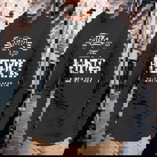 Hermes Name Authentic Hermes Long Sleeve T-Shirt - Seseable