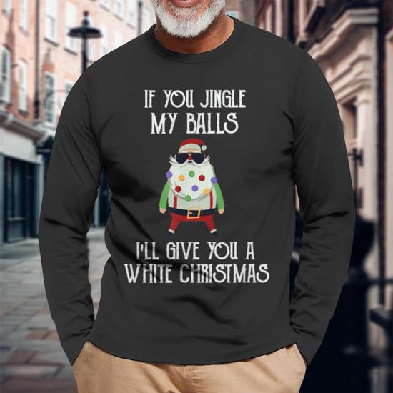 Bullshirt Men's Christmas Sweatshirt - Festive Heavy Blend Sweater For Holiday Season (Large, White) - View #12