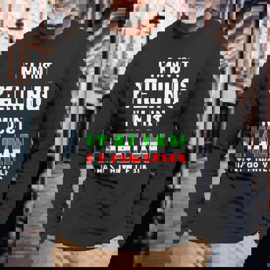 Vintage I'm Not Yelling I'm Italian, That's How We Talk Tee Vintage I'm Not Yelling I'm Italian, That's How We Talk Tee