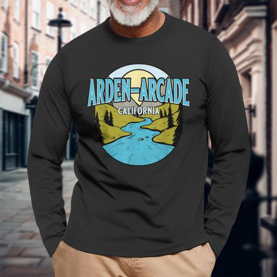Vintage Arden-Arcade California River Valley Souvenir Print Long